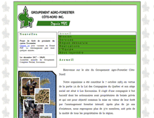 Tablet Screenshot of groupementagroforestiercotenord.com
